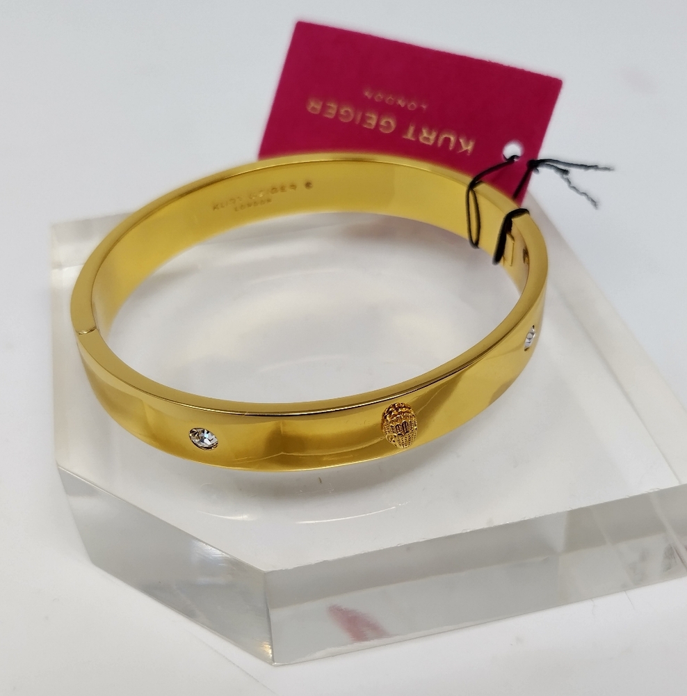 Kurt Geiger Eagle Crystal Hinge Bangle Bracelet
